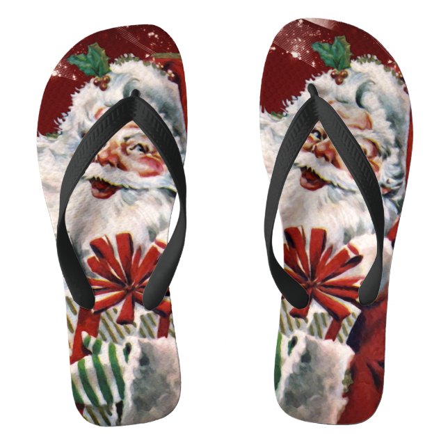 Tongs Vintage Père Noël (Semelle)