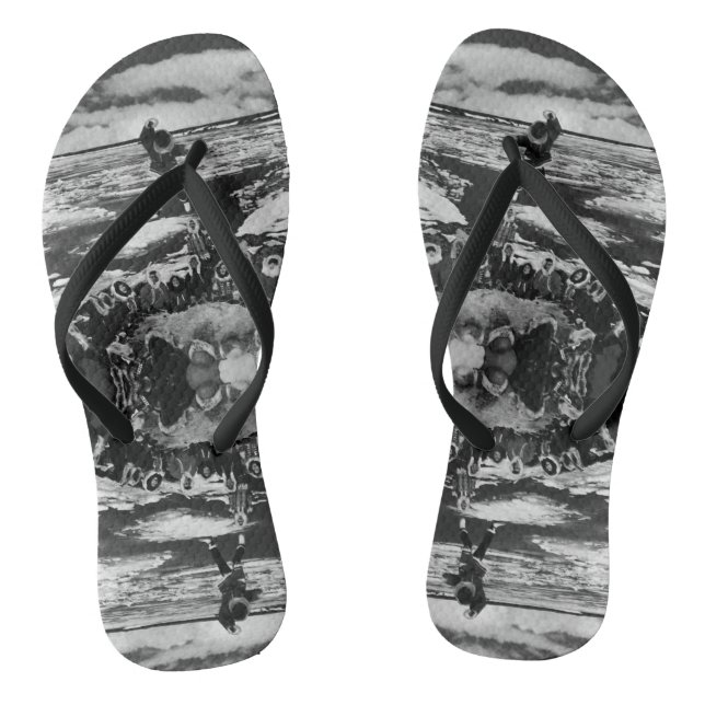 Tongs Vintage USA Alaska eskimo tossage de couverture (Semelle)