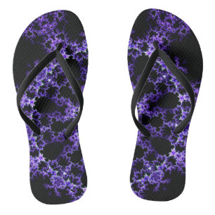Tongs Violet spécial et noir