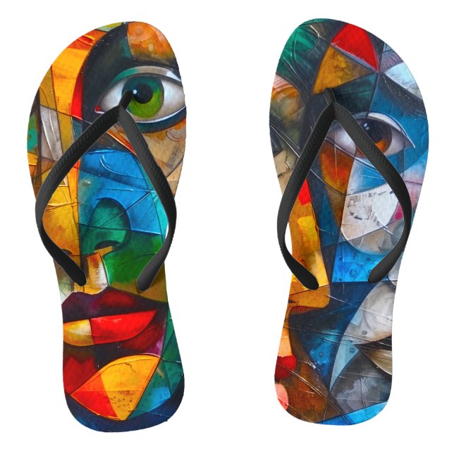 Tongs Visages que nous connaissons (Semelle)