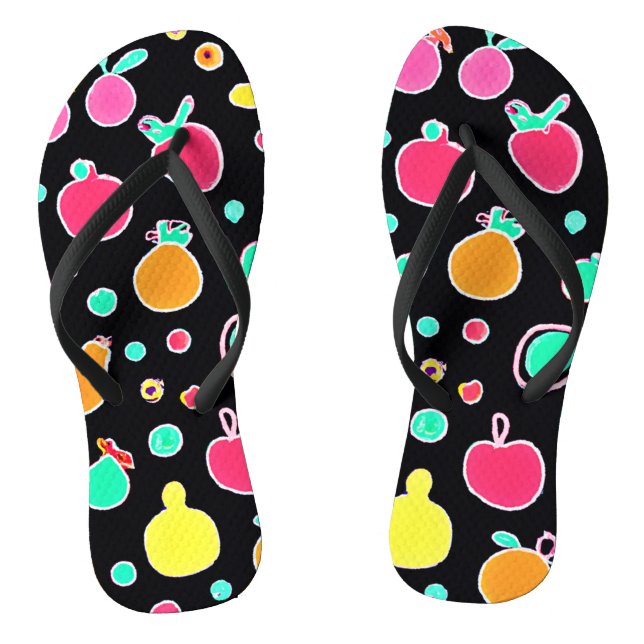 Tongs Vivid Neon Motif fruité (Semelle)