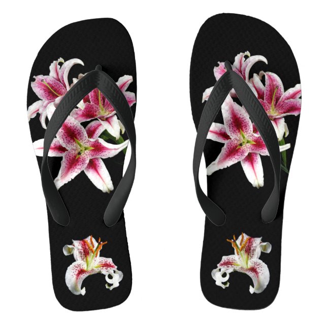 Tongs Vivid Stargazer Lily (Semelle)