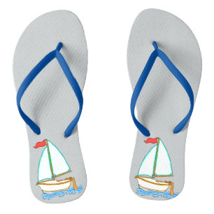 Tongs Voilier coloré 1 Flip Flops