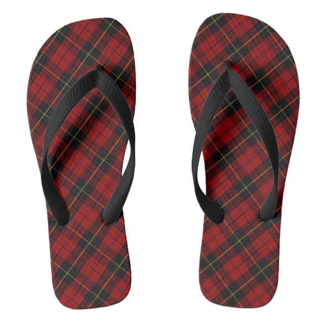 Tongs Wallace Tartan Scottish Clan Plaid Motif (Semelle)