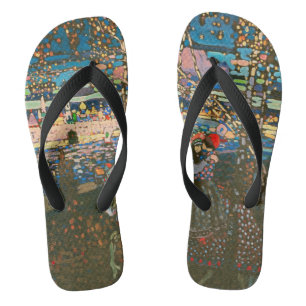 Tongs Wassily Kandinsky Le Couple à Cheval Art Russe