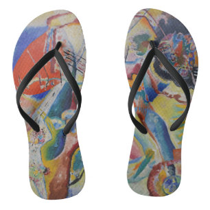 Tongs Wassily Kandinsky Tache rouge Classique Art abstra