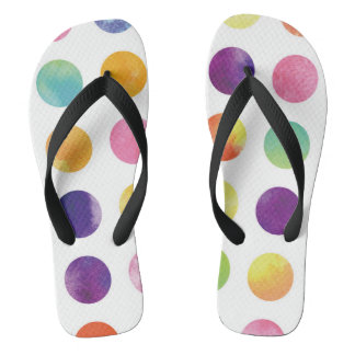 Tongs Watercolor polka dots