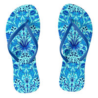William Morris Hyacinth Print, Aqua et Turquoise