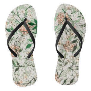 Tongs William Morris Jardin Fleur de Jasmin Classique