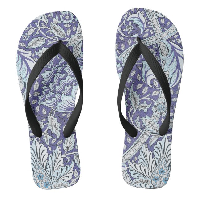 Tongs William Morris Windrush Motif Bleu Floral (Semelle)