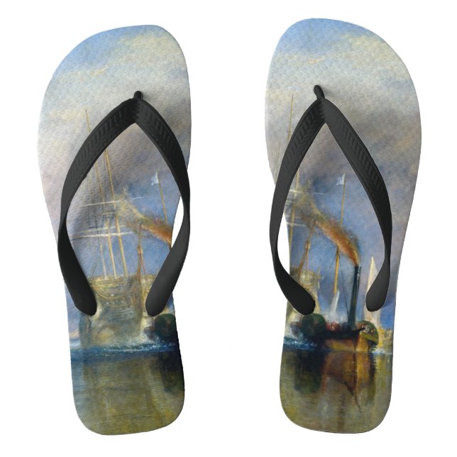 Tongs William Turner - Le Temeraire en remorque (Semelle)