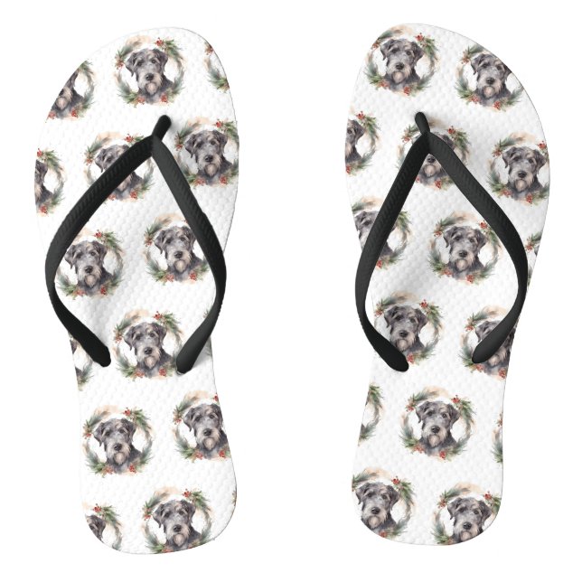 Tongs Wolfhound Festive Wreath (Semelle)