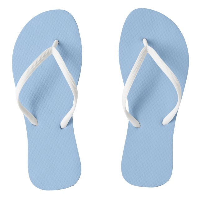 Tongs Yeux bleus bébé (couleur unie)  (Semelle)