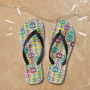 Tongs Yeux tous voyant belle apparence zany bizarre