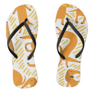 Tongs Yoga Dawg Dachshund Flip Flop Beach Sandales