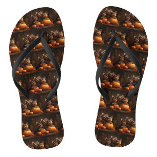 Tongs Yorkshire Terrier chiot Autumn Delight Citrouille