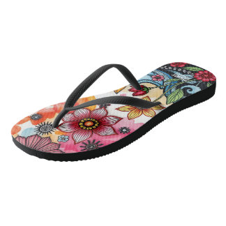 TONI ORIGINAL – Tongs Florales Abstraites