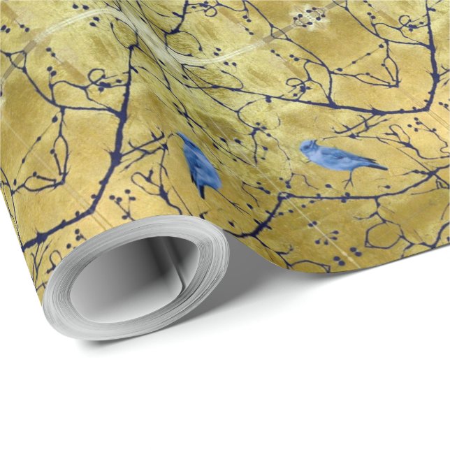 Tonkinson Birds - Bluebird XL emballage cadeau (Coin rond)