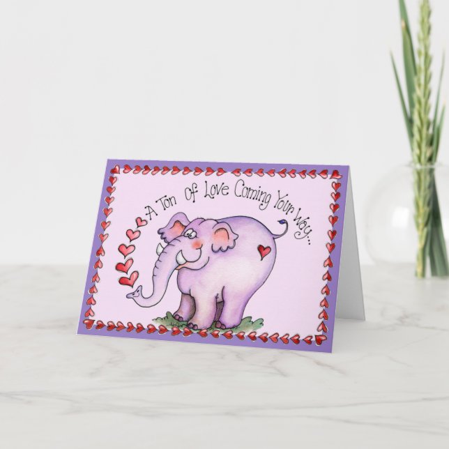 Tonne d'amour - carte de voeux (Devant)