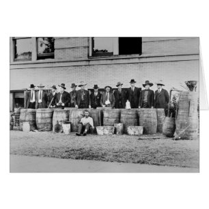 Tonneaux de liqueur de contrebande, 1922