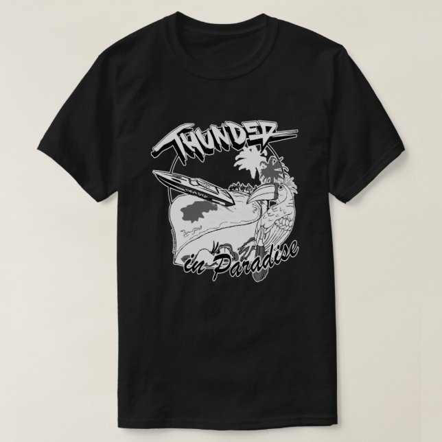 Tonnerre au paradis T-shirt essentiel (Design devant)