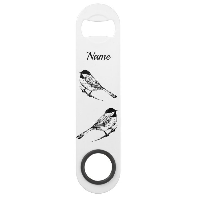 Tonnerre de chickadee à calotte noire (Dos)