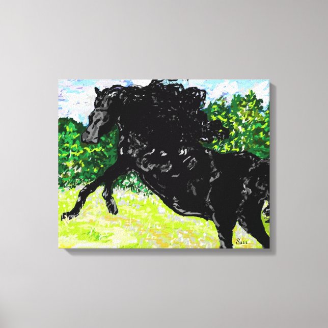 Tonnerre en toile noir Stallion tonnerre (Recto)