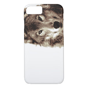 Tons couleur Brown Wolf iPhone 7 Coque
