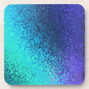 Tons de Dessous de verre de liège Abstrait bleu