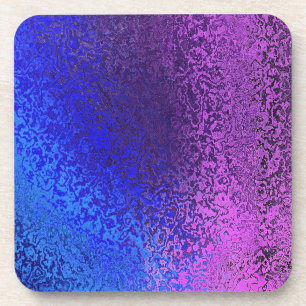 Tons de Dessous de verre de liège Abstrait bleu et