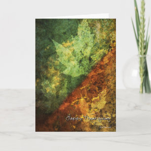 Tons de la terre et carte de thanksgiving de