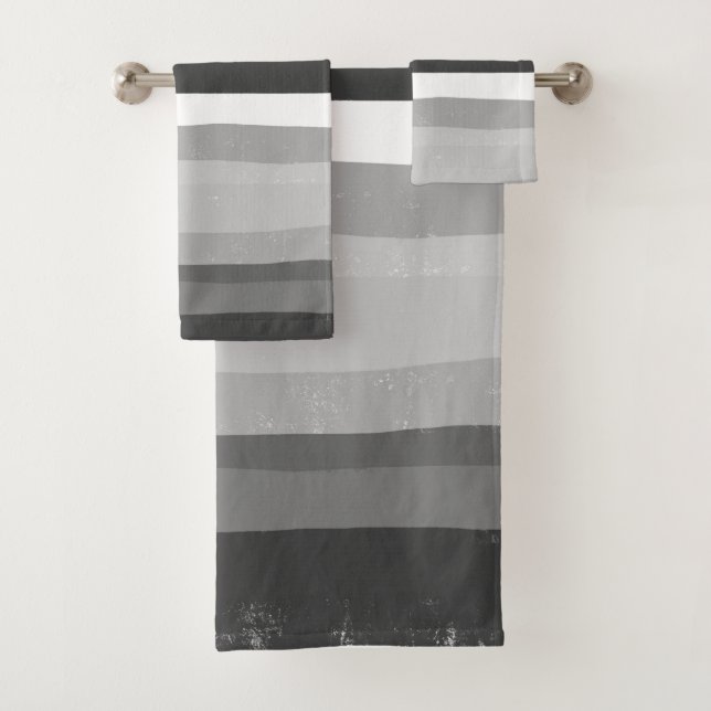 Tons de lignes Gris Motif Abstrait (En situation)