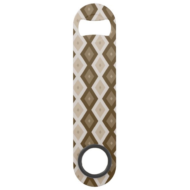 Tons de motif diamant brun (Devant)