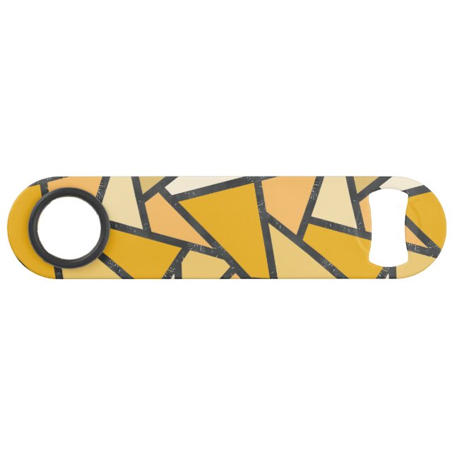 Tons de motif en vitrail jaune (Devant (Horizontal))