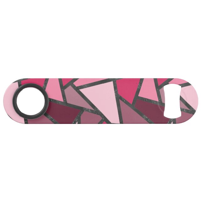 Tons de motif en vitrail rose (Devant (Horizontal))