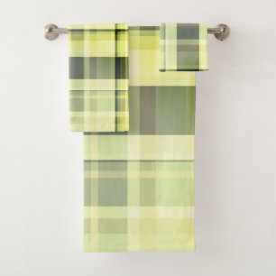 Tons Plaid Automne Vert, Gris, Crème Beurre