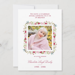 Tons rose et rouge Botanique Floral Garland Photo