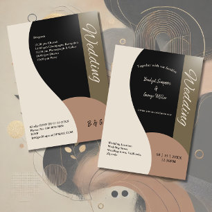 tons terre simple boho chic mariage