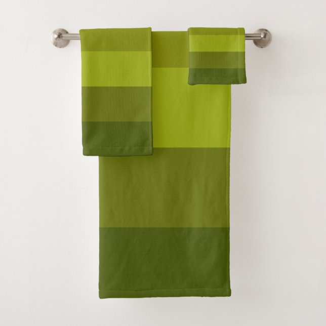 Tons vert olive rayures Motif rayé (En situation)