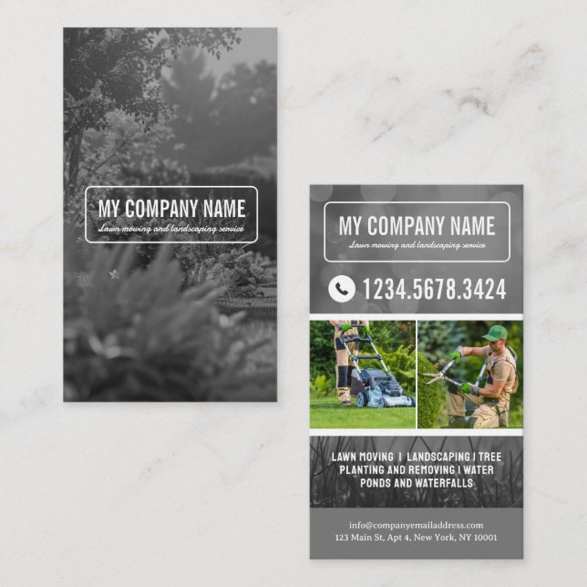 Tonte de gazon, Aménagement paysager, Appel de ser (Devant / Derrière)