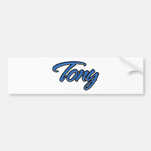 Tony Blue Autocollant
