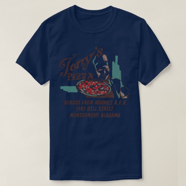 Tonys Pizza TShirt (Design devant)