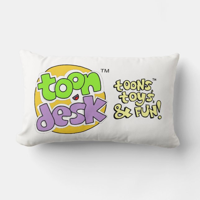 Toon Desk - Toon, Toys, & Fun! - Coussin (Recto)