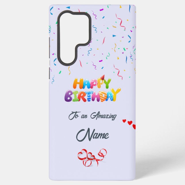 Top Anniversaire Samsung Galaxy S22 Ultra Coque (Verso)