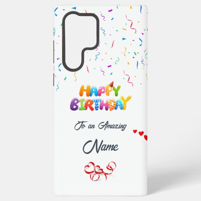 Top Anniversaire Samsung Galaxy S22 Ultra Coque (Verso)