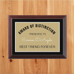 Top Cadeau ! Plaque du prix Best Friend Forever<br><div class="desc">Donnez un prix à chérir !</div>