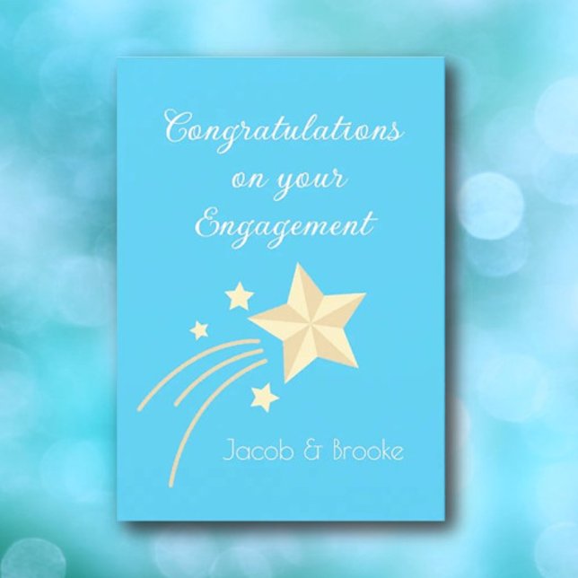 Top Choice ! Carte Fiançailles personnalisée (Créateur téléchargé)