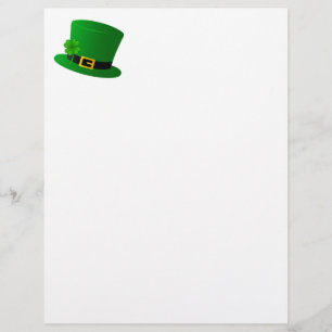 Top Hat irlandais avec Shamrock