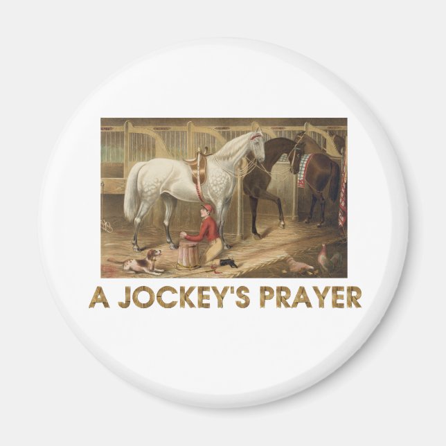 TOP Jockey's Prayer Magnets (Devant)