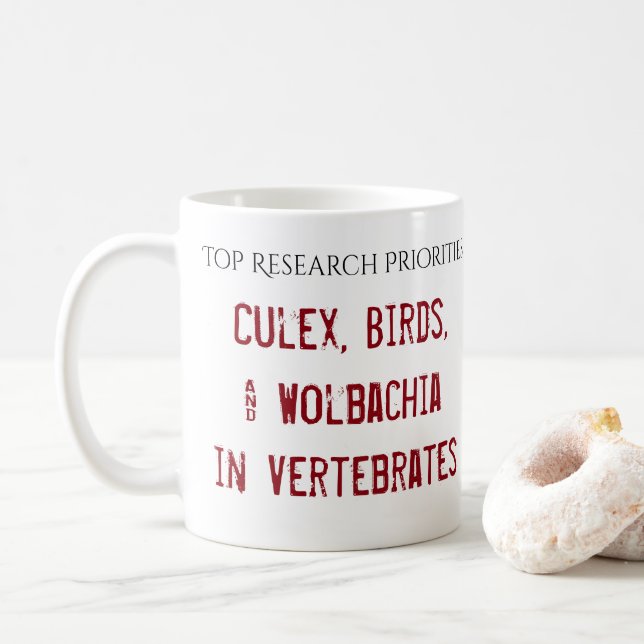 Top Priorités de recherche Mug by RoseWrites (Avec donut)
